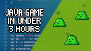 I made a Java Game in under 3 hours