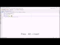 shortcuts for making getter setter constructors and toString methods in NetBeans