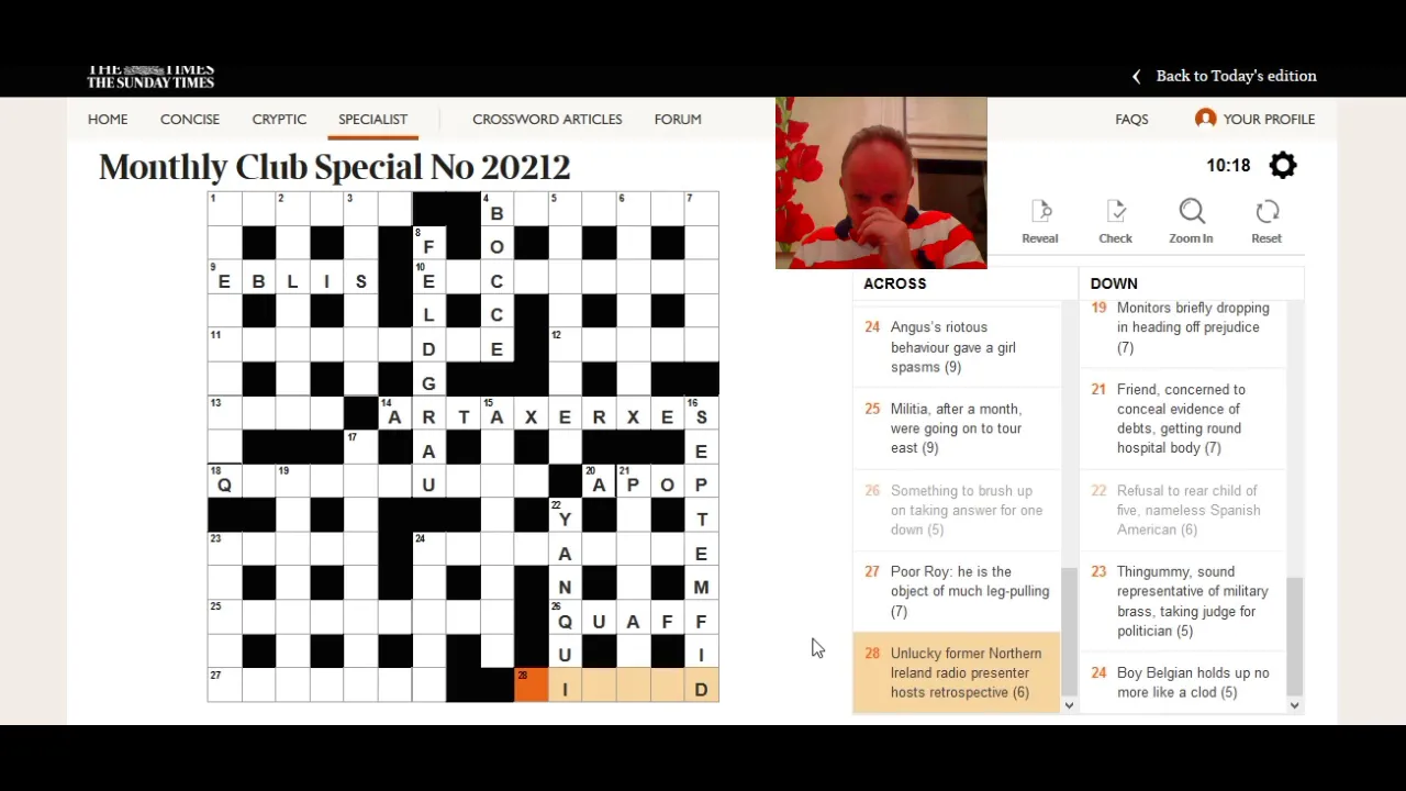 When genius isn't enough!  World's best solver takes a beating...