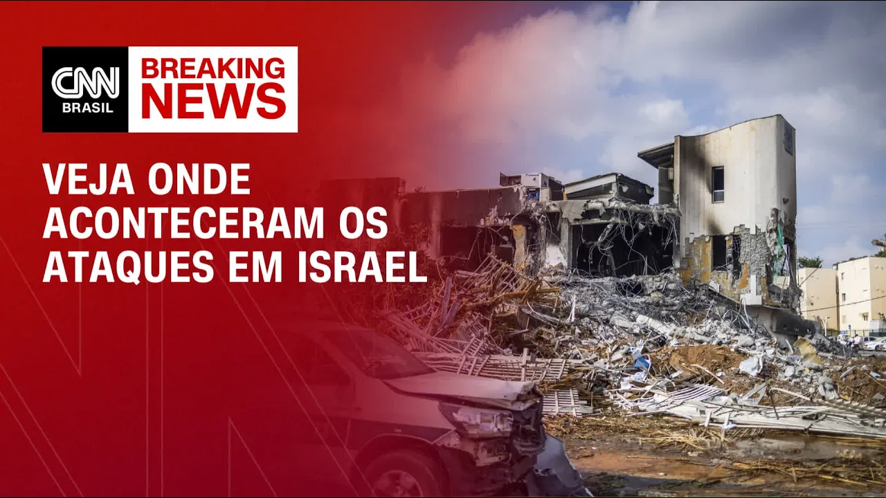 Veja onde aconteceram os ataques em Israel | CNN PRIME TIME