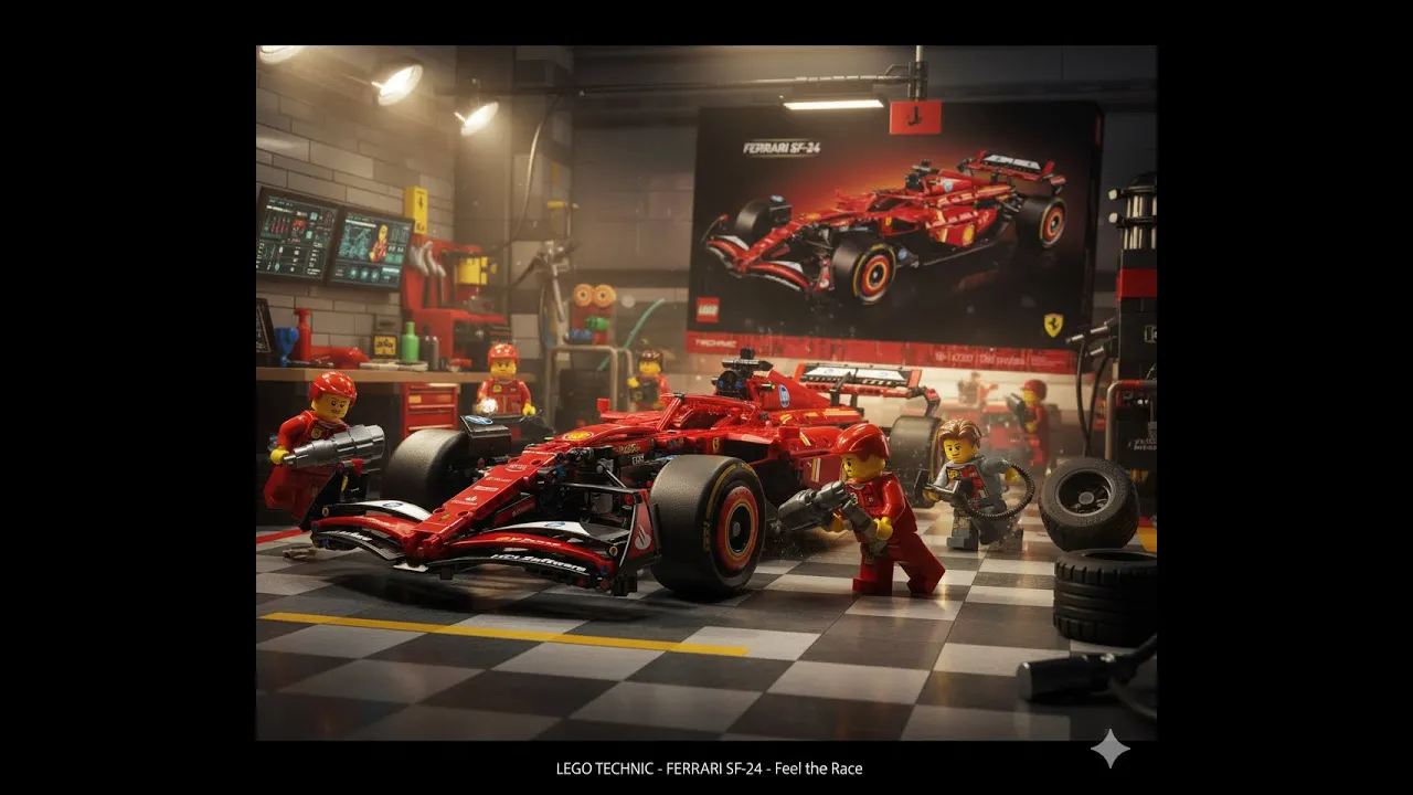 LEGO Technic Ferrari SF-24 F1 Car - Build the Ultimate Racing Machine! | AFOL |