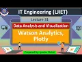 Lec-31 - Watson Analytics Plotly Data Analysis Visualization IT Engineering