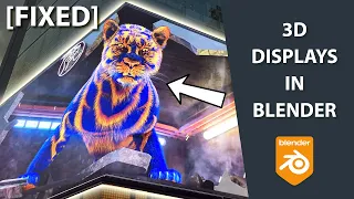 create 3d billboard videos for curved screens blender tutorial