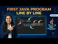 Java Tutorial for Beginners Episode 03 First Java Program Explained