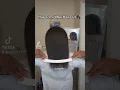 Hair Trim Mini Hair Cut on Relaxed Hair