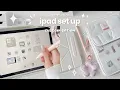how to customise iPad unboxing new accessories simple tutorial aesthetic widgets app icons