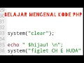 Belajar Membuat Script Php Sederhana Channel e huda