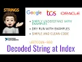 Decoded String at Index Clean Code TCS GOOGLE ORACLE Leetcode - 880