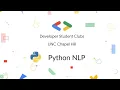 Google DSC UNC Python Data Science Workshop 2 NLP