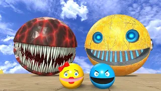 ms pacman u0026 robot pacman vs monster pacmans