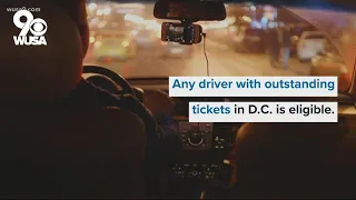DC to waive penalties for unpaid tickets for 4-month period