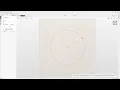 How to draw a circle in Vectric software Creating Vectors V12 Tutorials