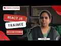 React JS Course Training in Chennai Credo Systemz Student Review Feedback