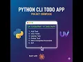 Todo CLI Application