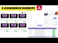 Angular Responsive E-Commerce Shopping Cart App using Material UI JSON-SERVER Reactiveforms