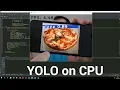 YOLO Real time object detection on CPU