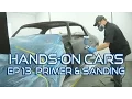 How To Spray Urethane Primer Surfacer Sand Panels Straight on Hands-On Cars 13 - Eastwood