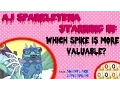 Diamond spike worth more than rare long AJ PILLOW ROOM