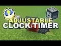 Minecraft - Adjustable Hopper Clock Timer
