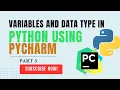 Variables and Data Types in python in details Python for beginners Part 5 By ProProgramer