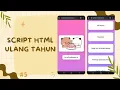 Download Lagu Script HTML Selamat Ulang Tahun - Replit Ucapan Ultah Terbaru