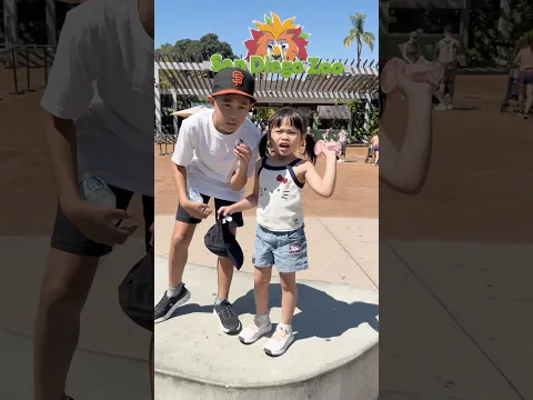 Kaven visits the San Diego Zoo! 🦁 #zoo #animals #shorts