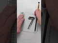 Simple Stencil Technique for perfect letters numbers every time