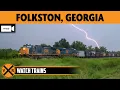 Lagu Folkston, Georgia, USA | LIVE Train Camera (Fixed View — Looking West)