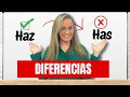 Aprende la Diferencia entre Has y Haz