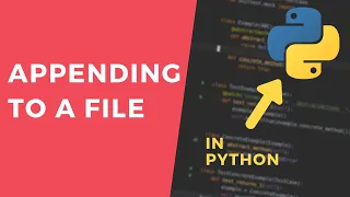 Appending to a file - 1 Minute Python Tutorial