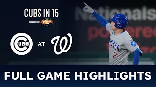 Chicago Cubs vs Washington Nationals MLB Highlights 2026