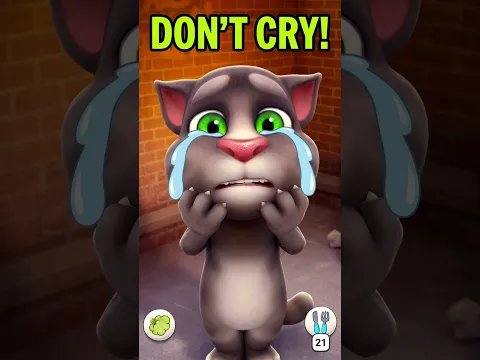 Talking tom is crying 😢 😭 #talkingtom #shorts #funny