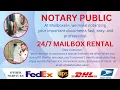 NOTARY SERVICE I MAILBOX RENTAL I
