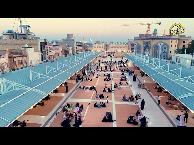 ⁣موائد رمضانية في رحاب الكاظمية المقدسة.. أجواء إيمانية تعبق بالنور