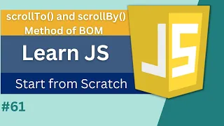 how to scroll of html document with the help of browser object model using scrollTo and scrollBy
