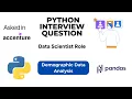 Accenture Data Scientist Interview Python Pandas Dataframe Question Asked In Real Interview