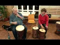 Lagu Kpanlogo Djembe Solo Pattern - play along if you like