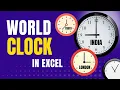World Clock in Excel Import Live Data from Web to Excel Vivekananda Sinha 270