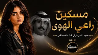 مسكين راعي الهوى  قلي نعم قول    بصوت أنثوي خيالي بالذكاء الاصطناعي   فتى نجران دندنها