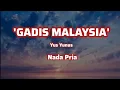 Lagu GADIS MALAYSIA KARAOKE || YUS YUNUS NADA PRIA || LIVE COVER || OM. ARETA MUSIK