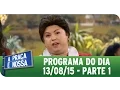 Lagu A Praça É Nossa (13/08/15) - Íntegra do Programa - Parte 1