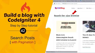 Search Posts with Pagination in CodeIgniter 4
