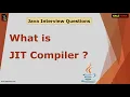 What is JIT Compiler Just in Time Interview Questions - Series Kaliyona In Kannada