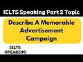 Download Lagu IELTS Speaking Part 2 Topic - Describe A Memorable Advertisement Campaign?