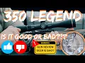 350 Legend is it Good or Bad 154 YARD SHOT ON DEER Gun Review