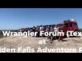 JL Wrangler Forum Texas at Hidden Falls Adventure Park on April 9 2022