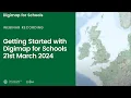 Webinar - Getting Started with Digimap for Schools