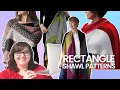 10 Creative Bias Rectangle Shawl Knitting Patterns