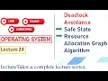 3 6 Deadlock Avoidance Safe State Resource Allocation Graph Algorithm in Operating System