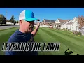 HOW TO Level your LAWN FLAT Topdressing